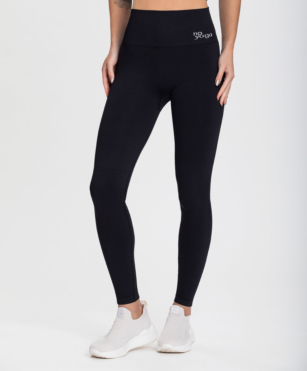 Power Lift MaxiWaist 7/8 Legging RioSeamless™ Black Rio Yoga